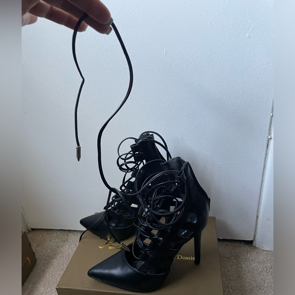 Black heels